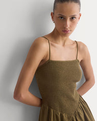 Gauze Smocked Mini Dress | Beech