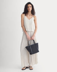 Crinkle Trapeze Tank | Birch