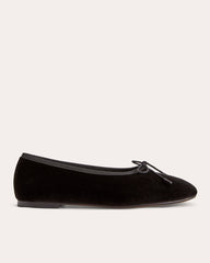The Day Ballet Flat | Black Velvet