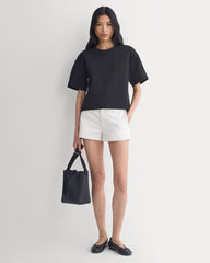 Ponte Oversized Tee | Black