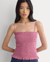 Gauze Smocked Cami | Heather Rose