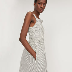 The Smock Dress | Black / Bone