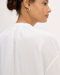 The Gauze Caftan Dress | White