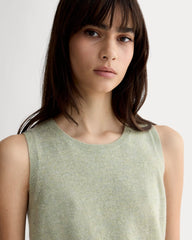 The Classic Tank in Cashmere | Light Heathered Moss