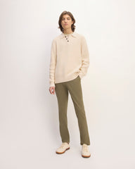 The Cotton Chunky Rib Polo | Canvas
