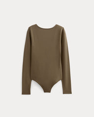 The Form Ballet Bodysuit | Deep Taupe