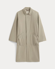 Re:Cycled Nylon Mac Coat | Trench Coat Khaki