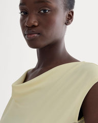 The Draped Top in Butterknit | Light Yellow