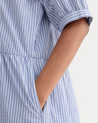 The Farmers Market Dress | Mazarine Blue / Optic White