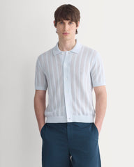 Textured Knit Resort Shirt | Skywriting