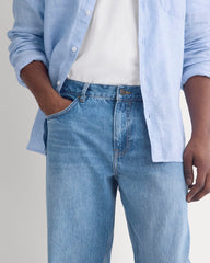 Relaxed Italian Selvedge Jean | Medium Indigo