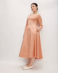 The Long-Sleeve Riviera Dress | Blush Pink