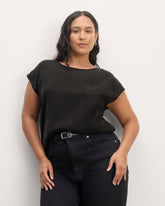 The Muscle Top in Butterlite | Black