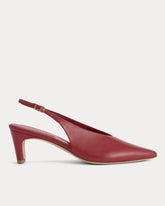 Pointed-Toe Slingback Heel | Rouge