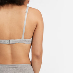 The Cotton Bralette | Heathered Grey
