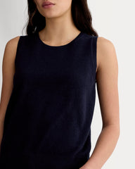 The Classic Tank in Cashmere | Navy