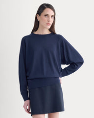 Raglan Sweater in Ultrasoft Merino | Rich Navy