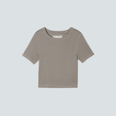 The '90s Rib Tee | Clay