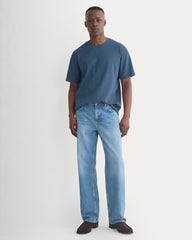 Archive Standard-Fit Cotton Crew | Midnight Navy