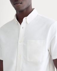 The Organic Short Sleeve Oxford Shirt | White