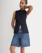 Loose Jean Short | Dark Wash