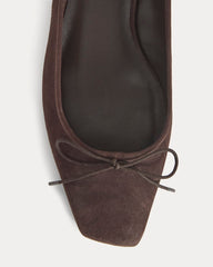 The Ballet Slingback Heel | Dark Chocolate