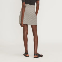 The Dream Mini Skirt | Parchment / Black