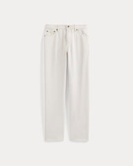 Low-Rise Straight Jean | Ecru