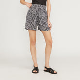 The Satin Pull-On Short | Splatter