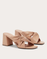 The Day Twist Heel | Blush Tan
