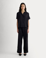 The Square Shirt in SoftLuxe | Black