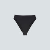 The High-Rise Cheeky Bikini Bottom | Black