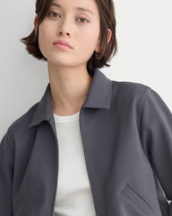 Ponte Aviator Jacket | Graphite