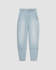 The Utility Barrel Jean | Fog | Regular