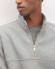 The ReTrack Fleece Half-Zip | Heathered Grey