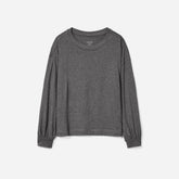 The Organic Cotton Long-Sleeve Tee | Charcoal