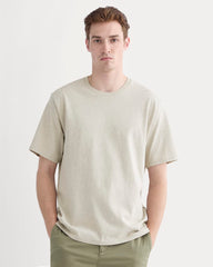 Relaxed Midweight Tee | Heathered Oatmeal