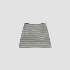 The Dream Mini Skirt | Parchment / Black