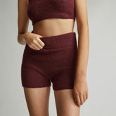 The Cozy-Stretch Short | Brandy