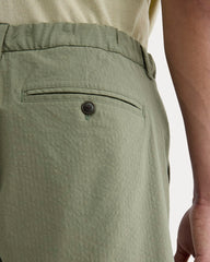 The Seersucker Short | Lichen Green