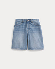 Loose Jean Short | Light Wash