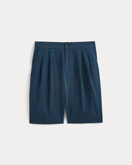 Pleated Easy Short | Midnight Navy