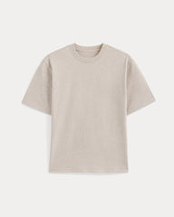 Archive Relaxed-Fit Cotton Crew | Heathered Oatmeal