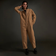 The Canvas Organic Cotton Coverall | Cappuccino