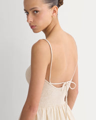 Gauze Smocked Mini Dress | Birch