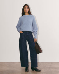 The Cocoon Crew in Alpaca | Heather Blue Slate