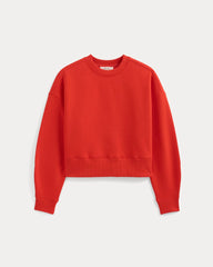Luxe Fleece Sweatshirt | Fiery Red