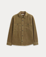 Wide Wale Corduroy Shirt | Aged Brass