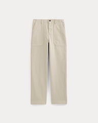 Relaxed Herringbone Fatigue Pants | Peyote