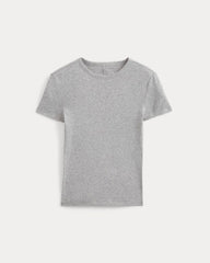 Tissue Short-Sleeve Crew | Heathered Grey